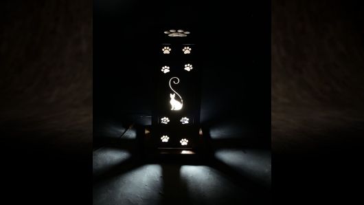 Střední lampa – model 3